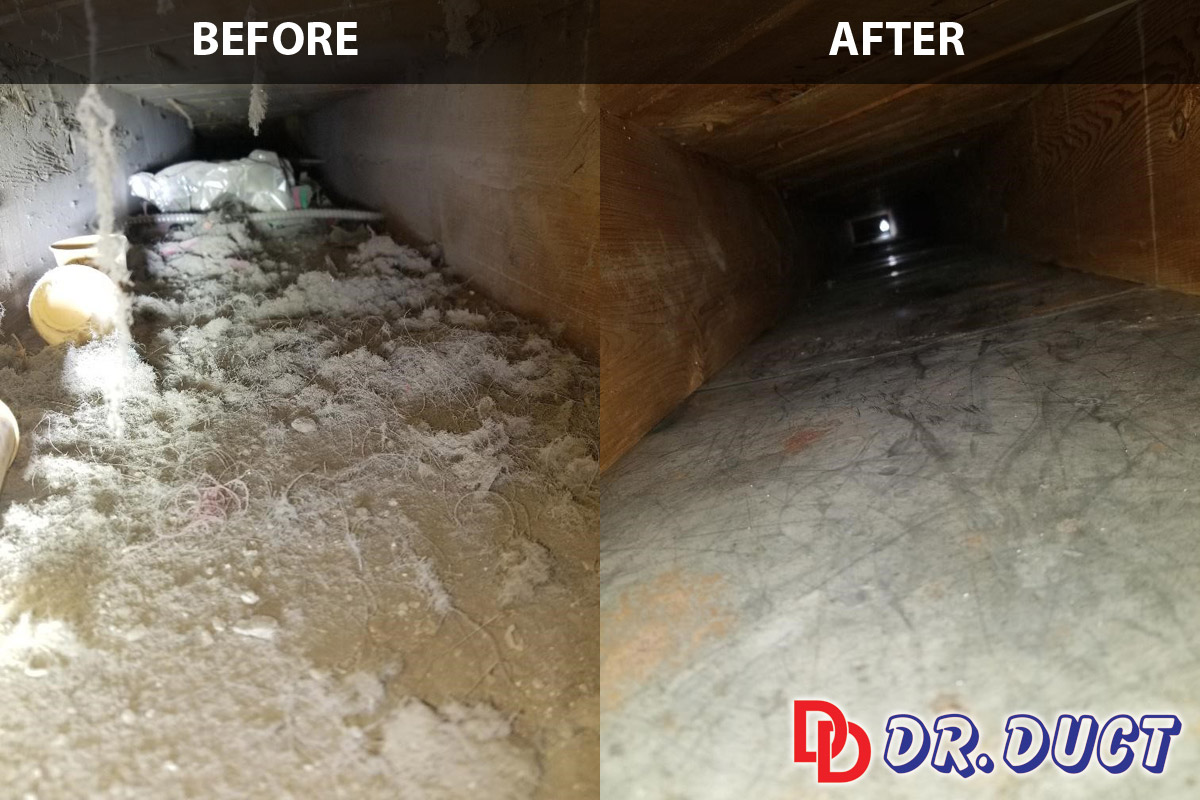Duct Cleaning Before & After